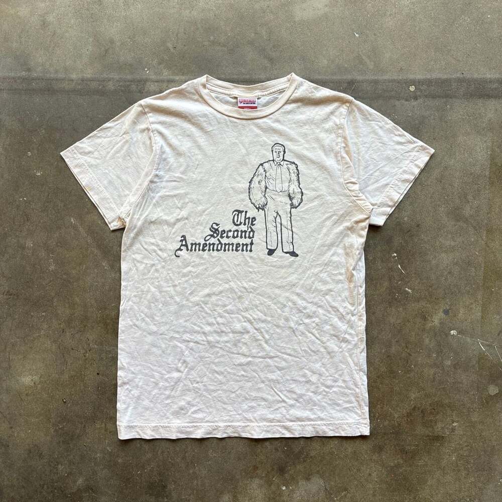 Y2K Busted Tees The Second Amendment Bear Arms T-Shirt Size Small